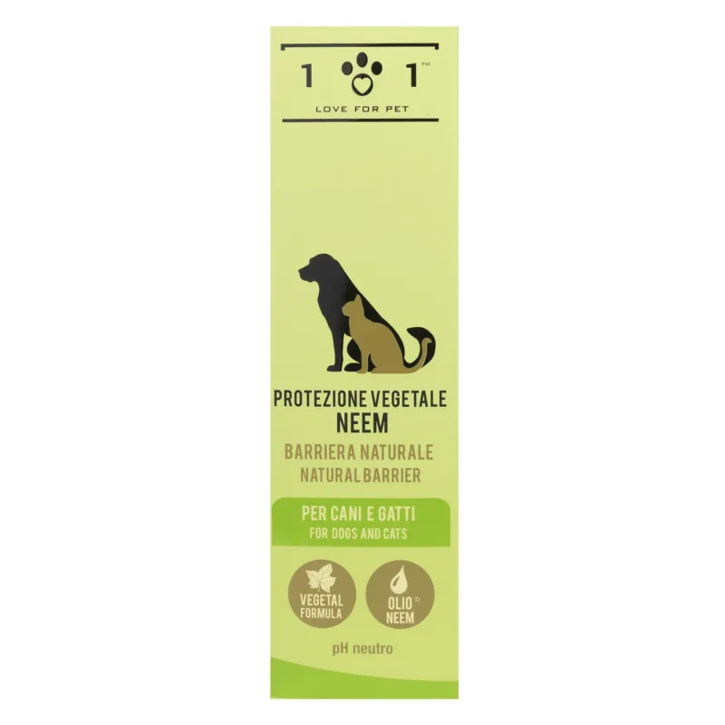spray repellente naturale all'olio di neem per cani e gatti 250 ml - Vista Principale 2