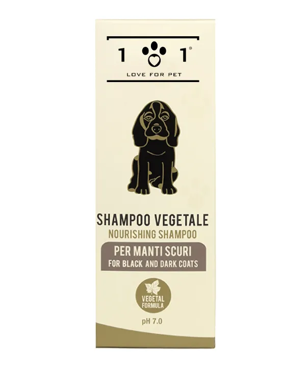 shampoo per cani a pelo nero o scuro - 250 ml