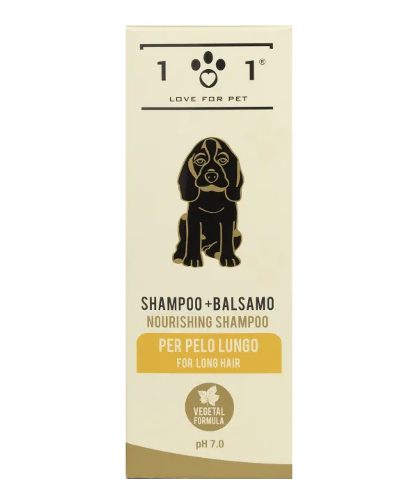 shampoo per cani a pelo lungo - 250 ml