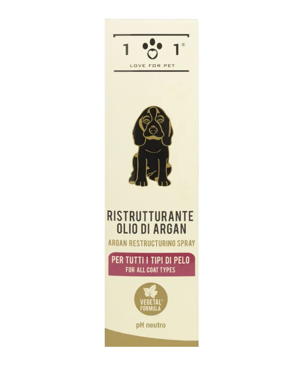 spray all'olio di argan per cani - 250 ml