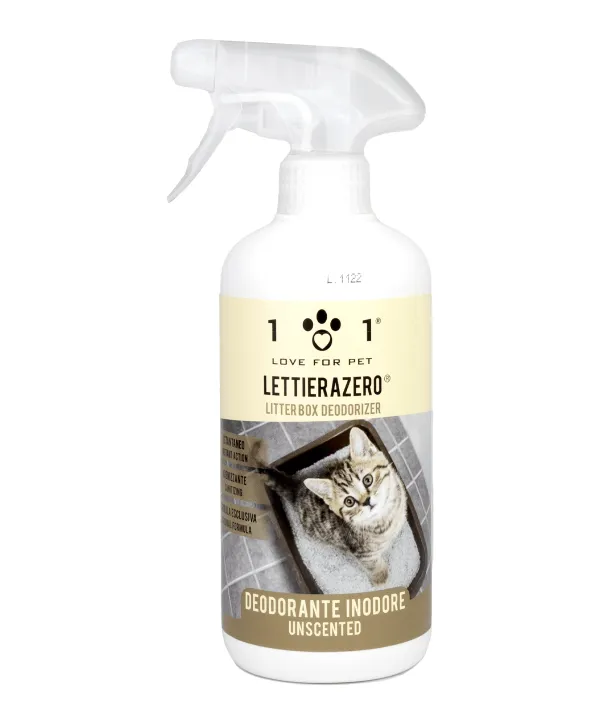 deodorante elimina odori per la lettiera del gatto 500 ml