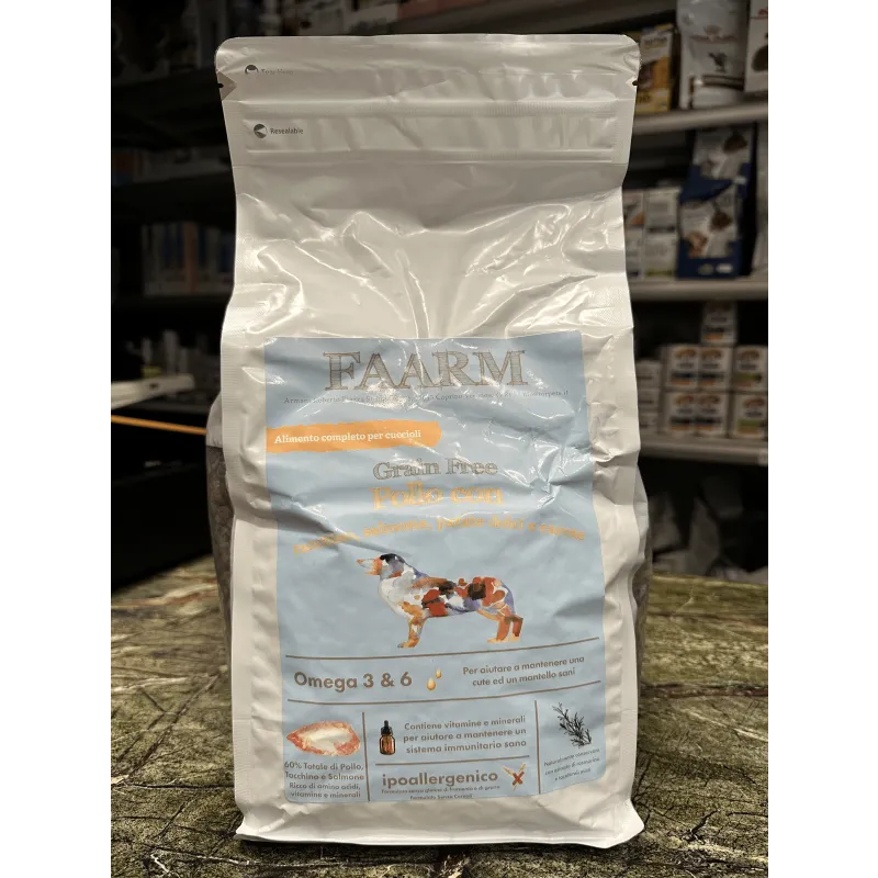 FAARM CROCCHETTE - pollo con tacchino salmone patate dolci e carote - Vista Principale 2