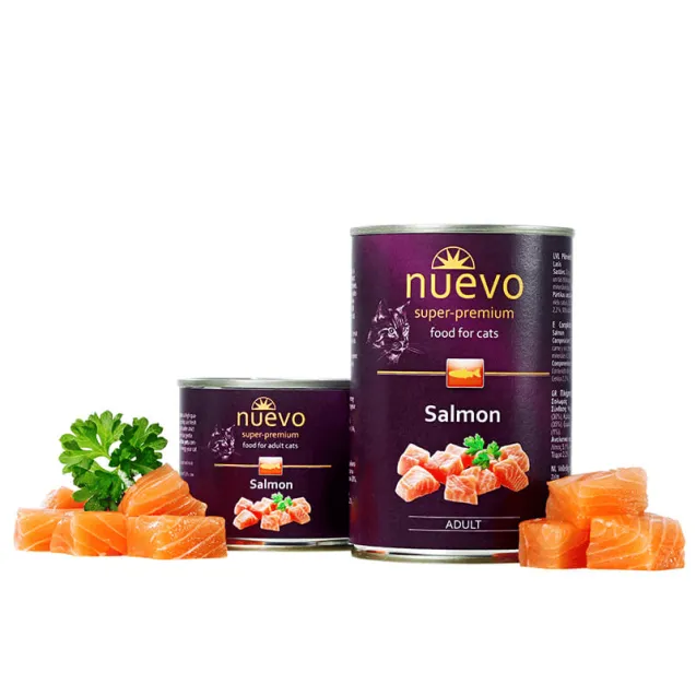nuevo adult umido per gatti al salmone