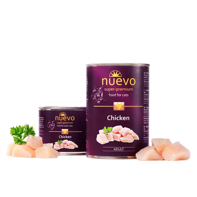 nuevo adult umido per gatto pollo