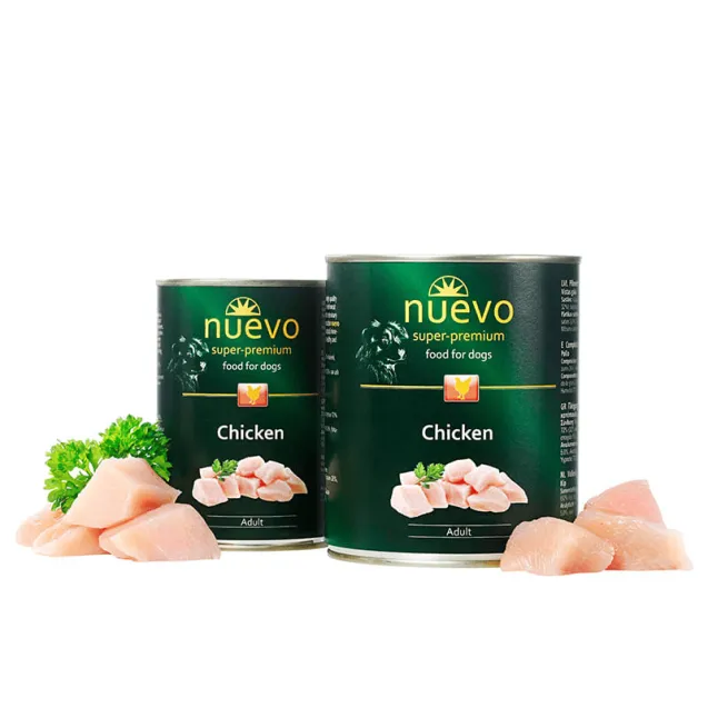 nuevo adult umido per cani pollo
