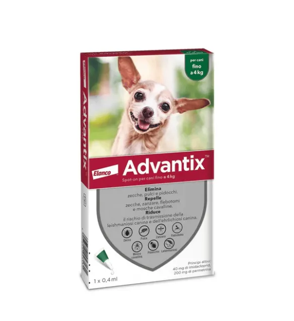 advantix spot on per cani fino a 4 kg