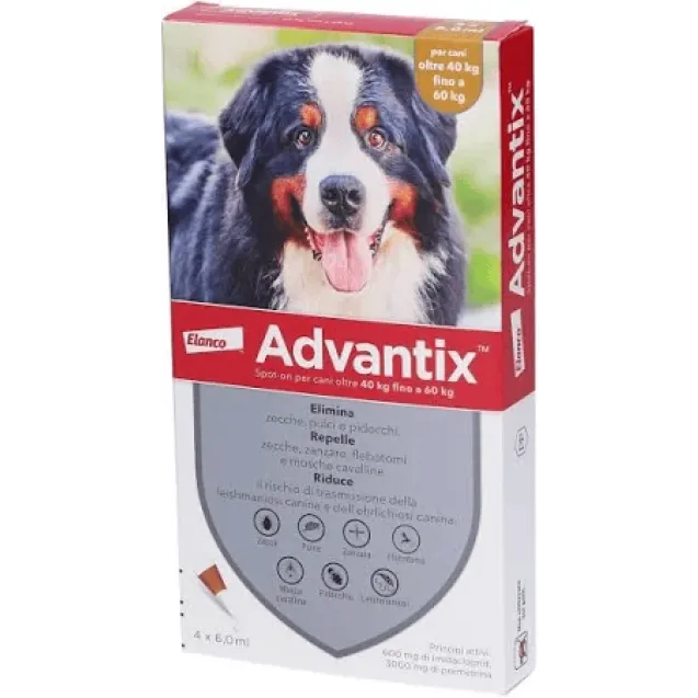 advantix spot on per cani oltre i 40 kg fino ai 60 kg