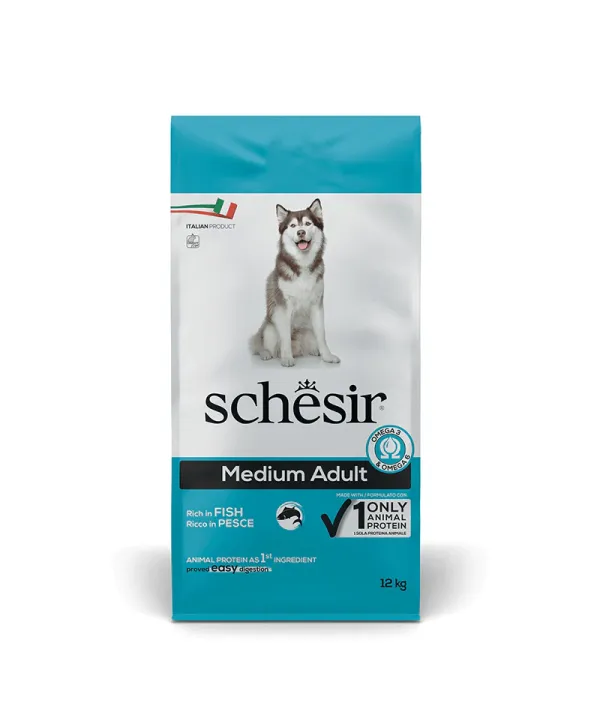schesir adult monoproteico al pesce 12 kg