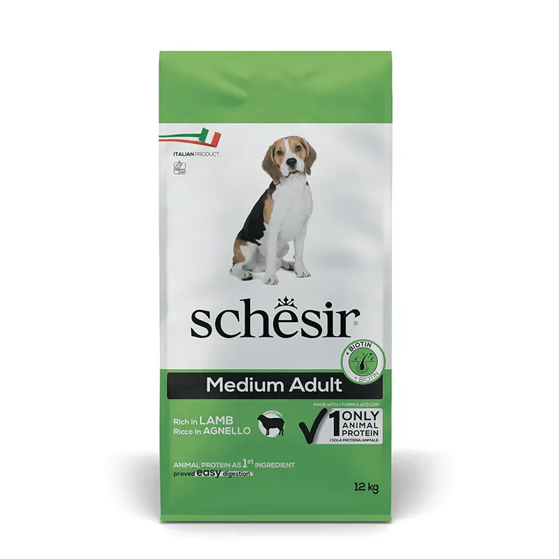 schesir adult monoproteico all'agnello 12 kg - Vista Principale 2