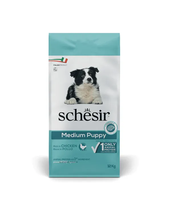 schesir puppy monoproteico al pollo 12 kg
