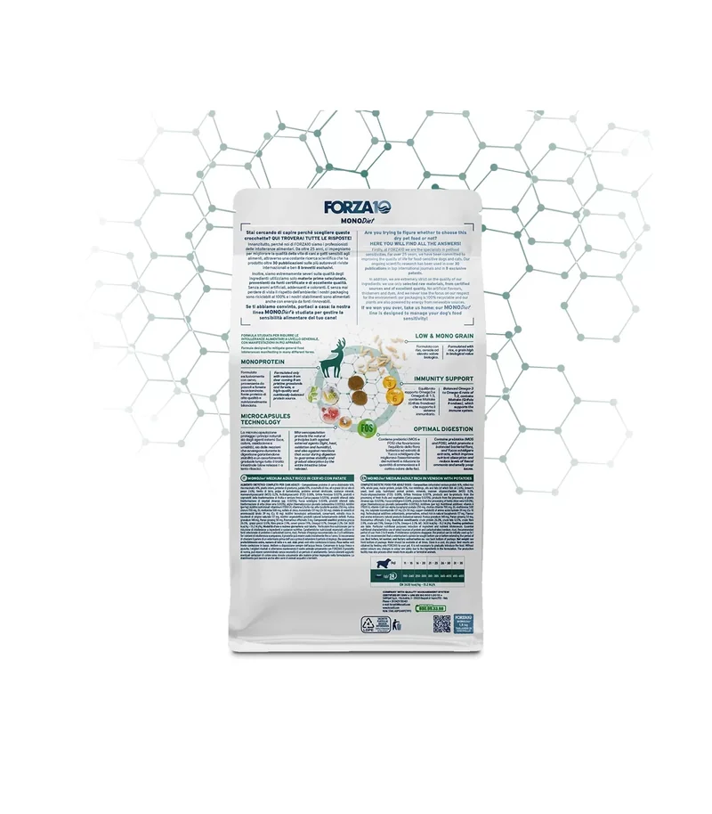 Forza 10 Medium Adult - Cervo 12 kg - Altra Vista Secondaria