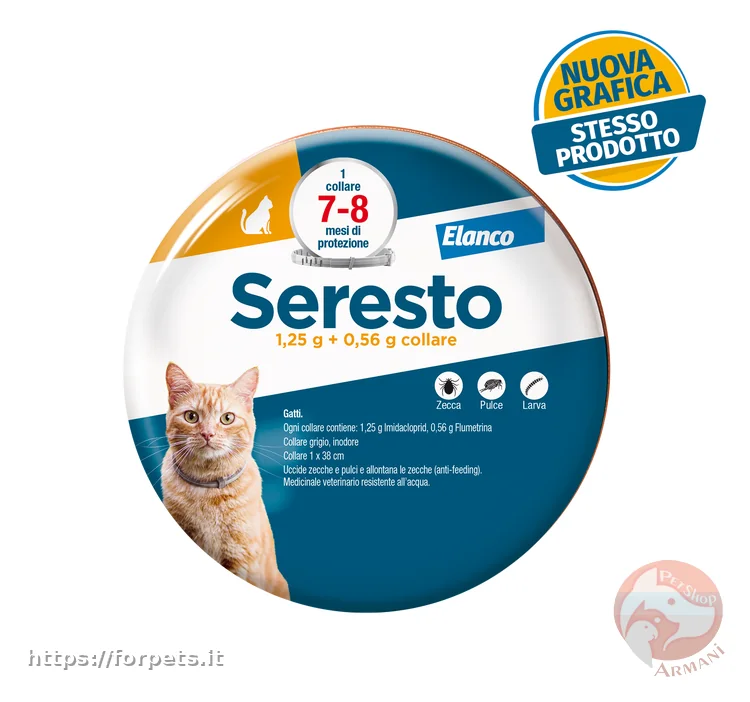 Seresto collare antiparassitario per gatti
