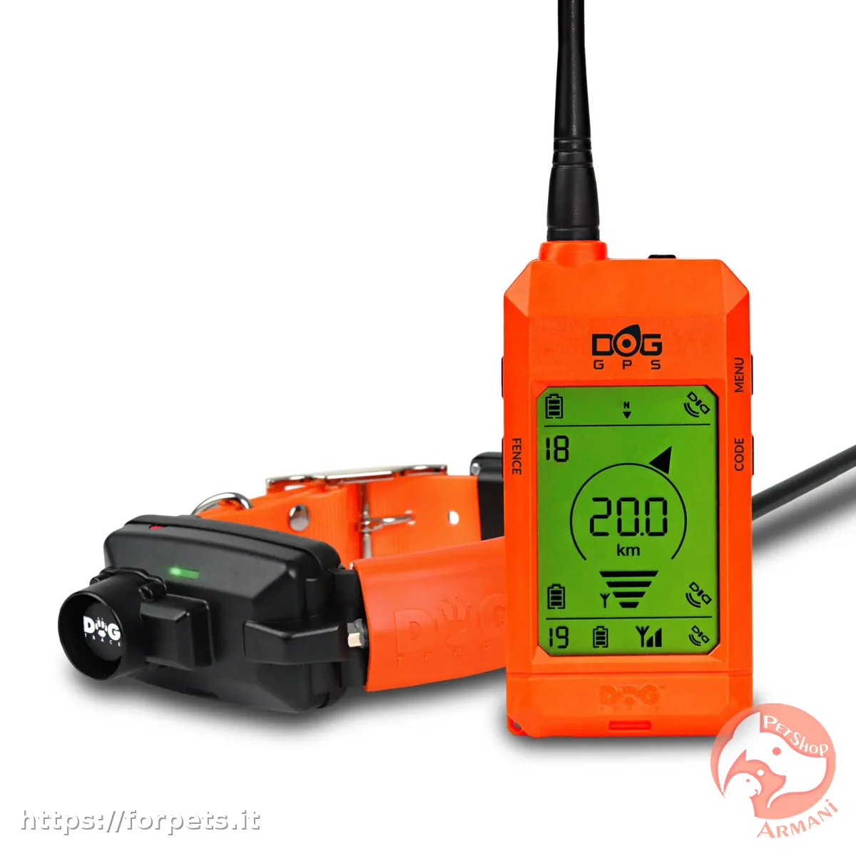 Dog Trace GPS X25B DOGTRACE (con beeper anche sul collare)