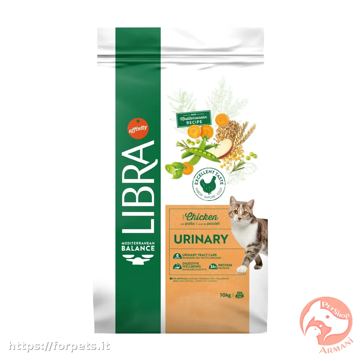 Immagine di anteprima del prodotto dal titolo: Libra Cat Urinary Adult Pollo 10kg