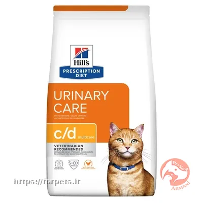 Immagine di anteprima del prodotto dal titolo: Hill's Prescription Diet c/d Multicare Urinary Care secco gatto - Pollo 1,5kg