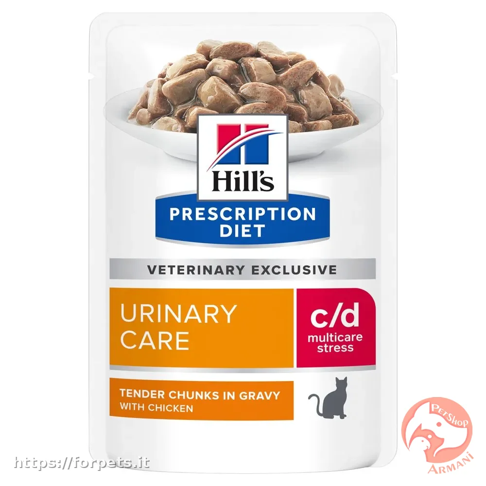 Immagine di anteprima del prodotto dal titolo: Hill's Prescription Diet c/d Urinary Care Multicare Stress Alimento Umido per Gatti