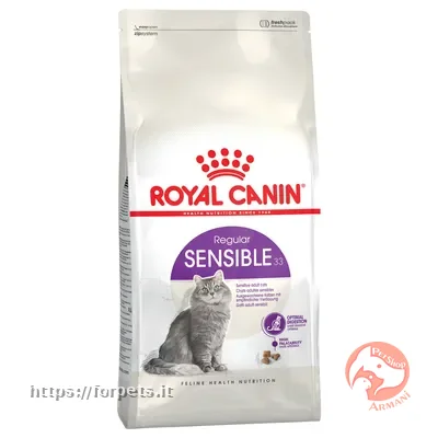 Immagine di anteprima del prodotto dal titolo: Royal Canin Regular Sensible Crocchette per gatti, ACQUISTABILE A PESO