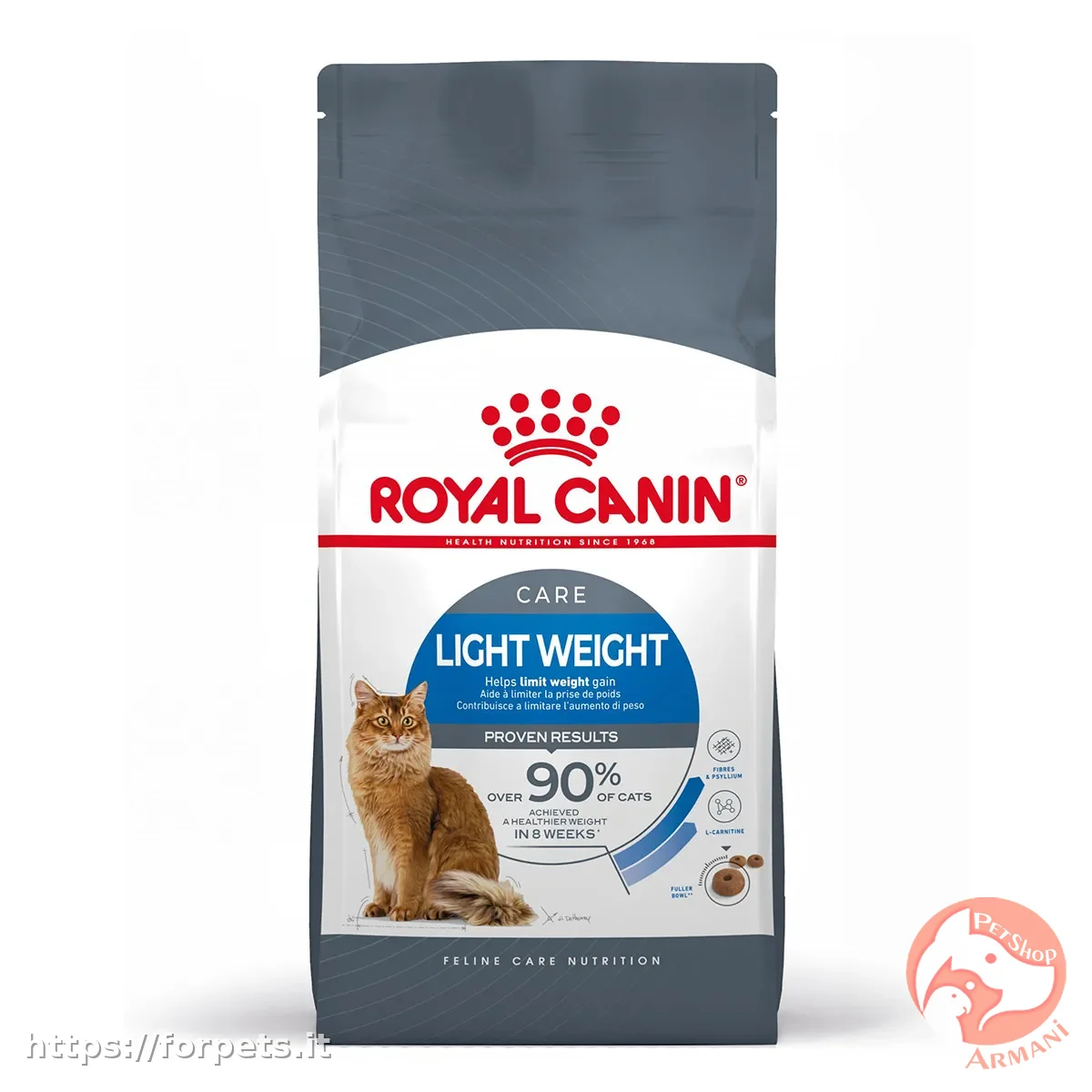 Immagine di anteprima del prodotto dal titolo: Royal Canin Cat Light Weight Care secco per gatti adulti ACQUISTABILE A PESO