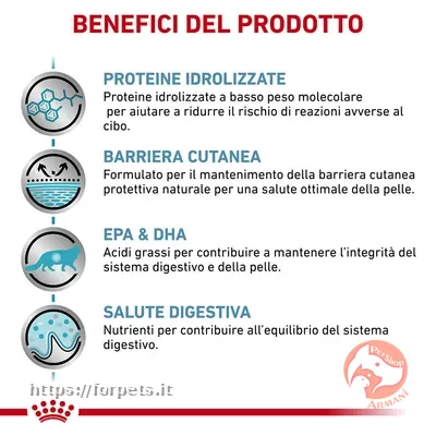 Royal Canin Hypoallergenic Veterinary Crocchette gatto 2,5 kg - Vista Principale 2