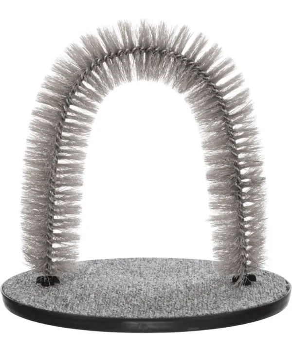arco da massaggio e cura del pelo per gatti