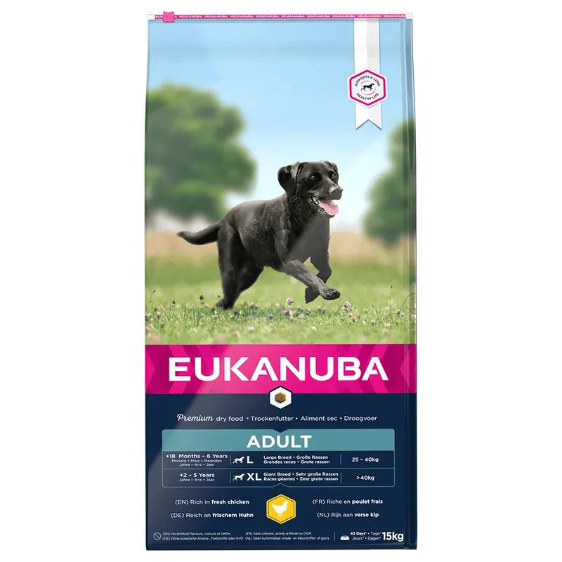 eukanuba adult per cani taglia grande 15kg+3 - Vista Principale 2