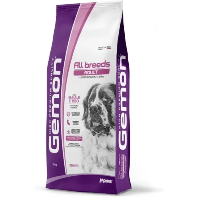 monge gemon all breeds adult maiale 15 kg